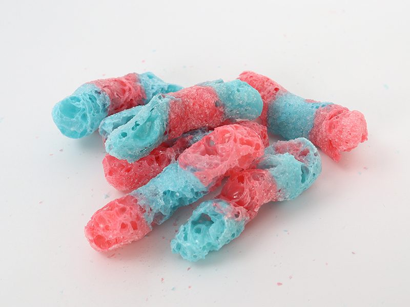 Freeze-dried candies greatly extend the shelf life without worrying about spoilage