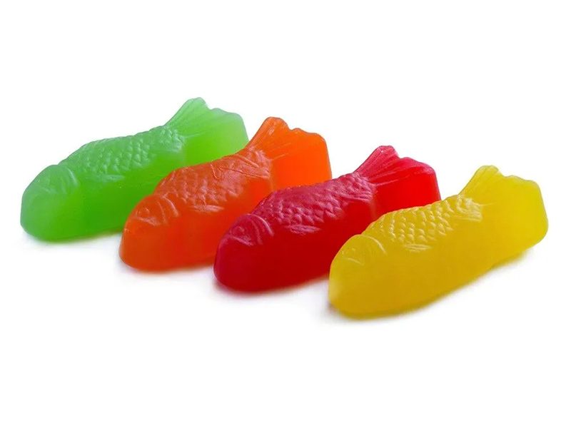 Fat-free soft candy, healthy enjoyment! Swedish Fish, low-fat formula, full of fruity flavor, eat with confidence!